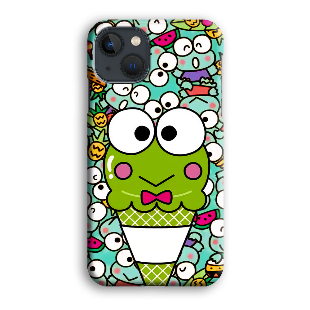 Keroppi Ice Cream Cones iPhone 15 Plus Case