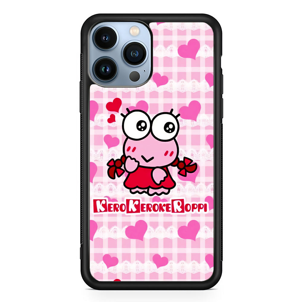 Keroppi Pink Cute iPhone 14 Pro Case