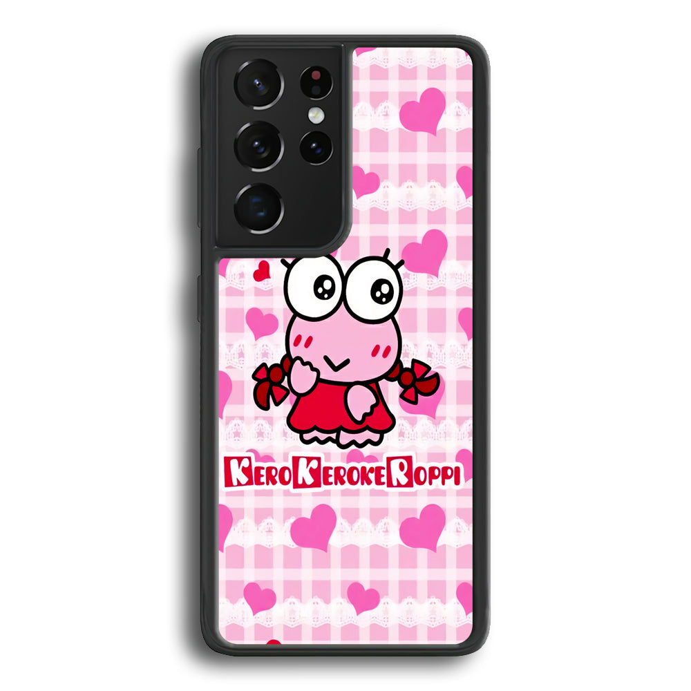 Keroppi Pink Cute Samsung Galaxy S22 Ultra Case - Ezzystore