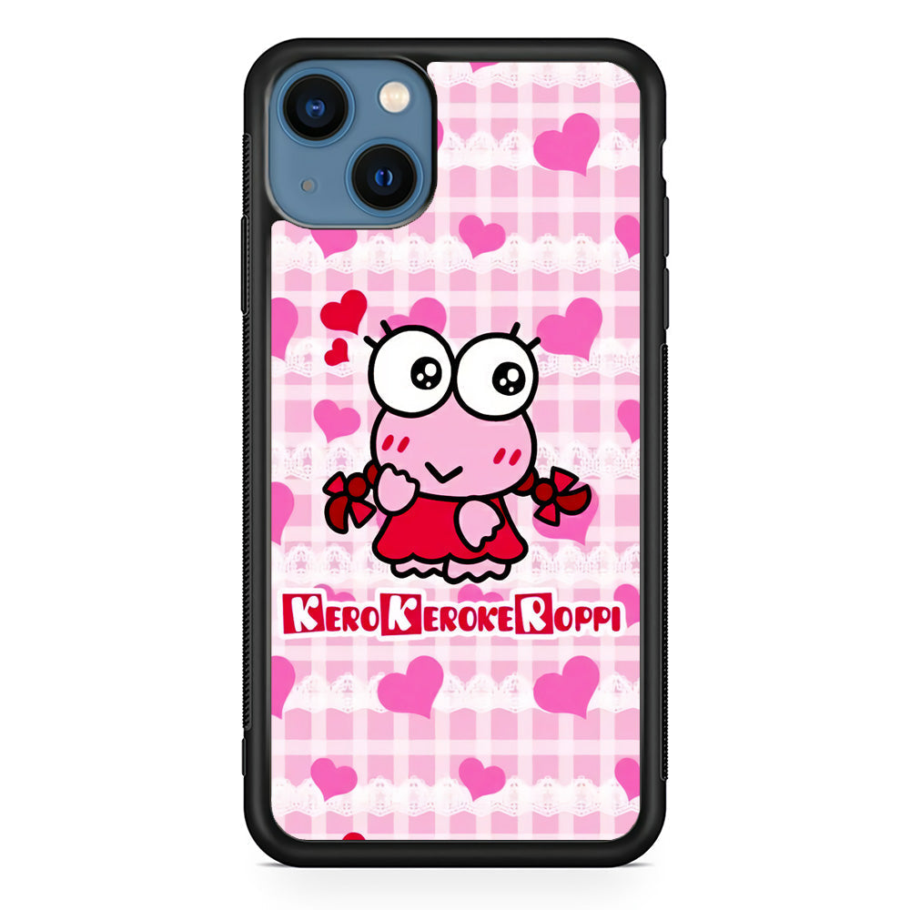 Keroppi Pink Cute iPhone 14 Plus Case