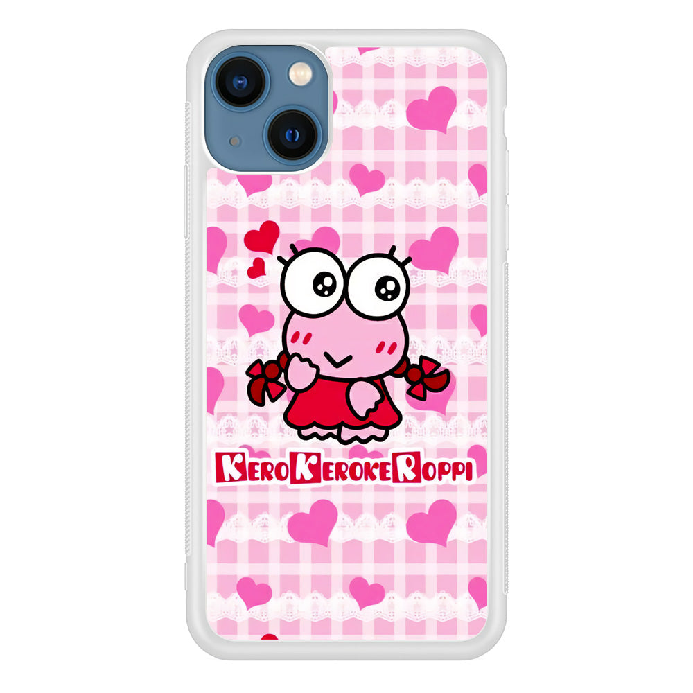 Keroppi Pink Cute iPhone 14 Plus Case