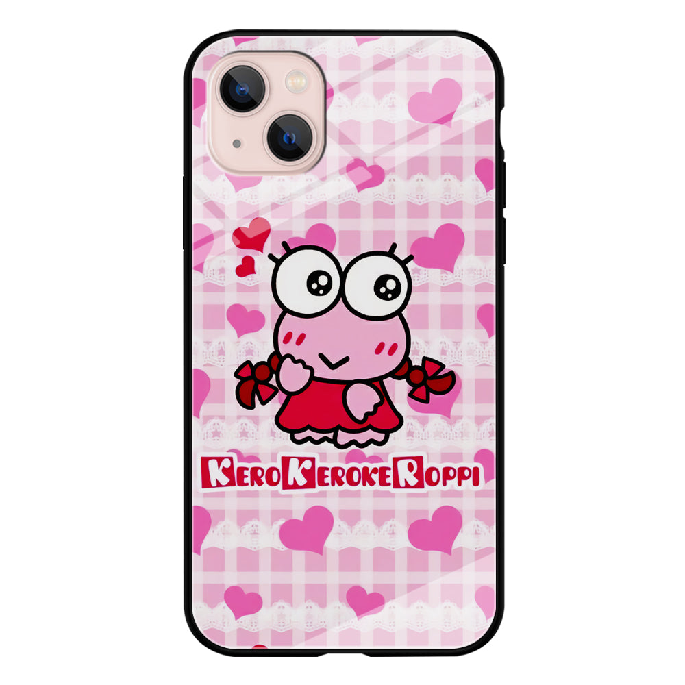 Keroppi Pink Cute iPhone 14 Plus Case