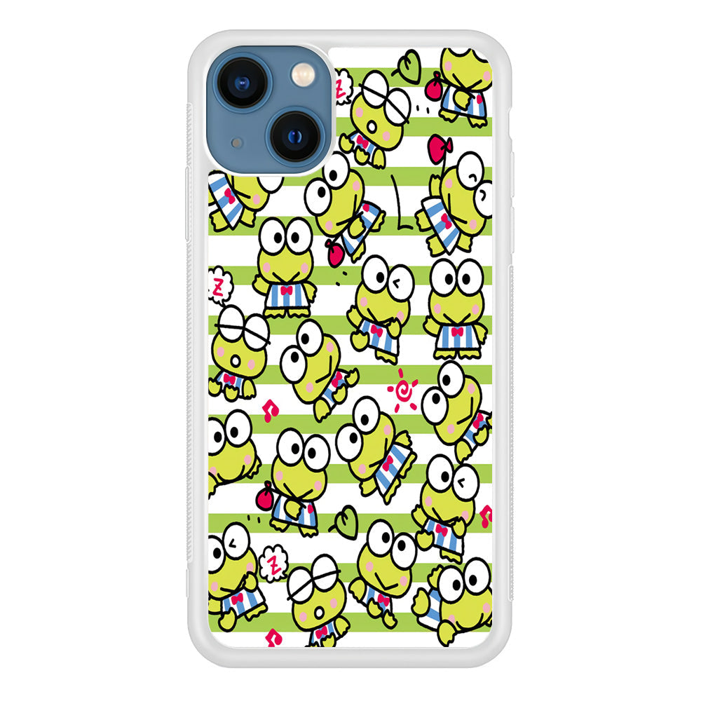 Keroppi Stripe iPhone 15 Case