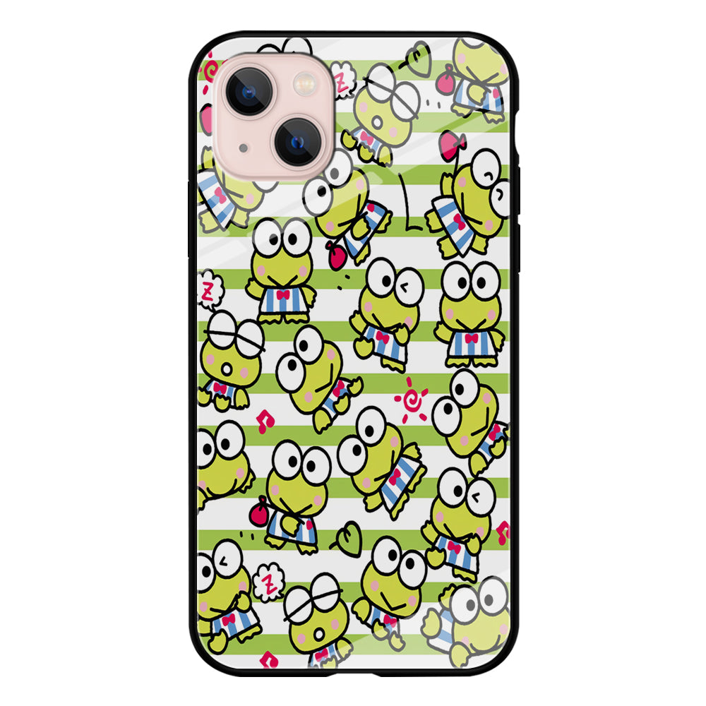 Keroppi Stripe iPhone 15 Case