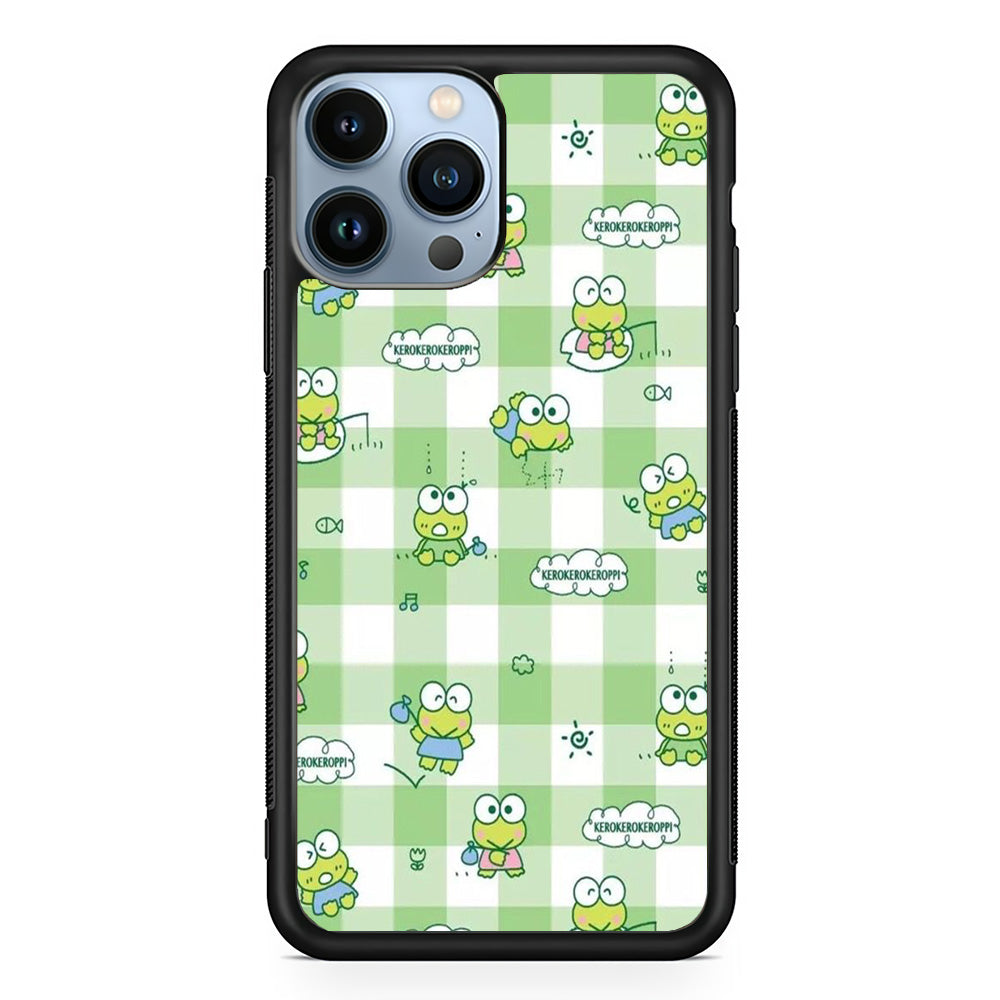 Keroppi Flannel iPhone 14 Pro Max Case