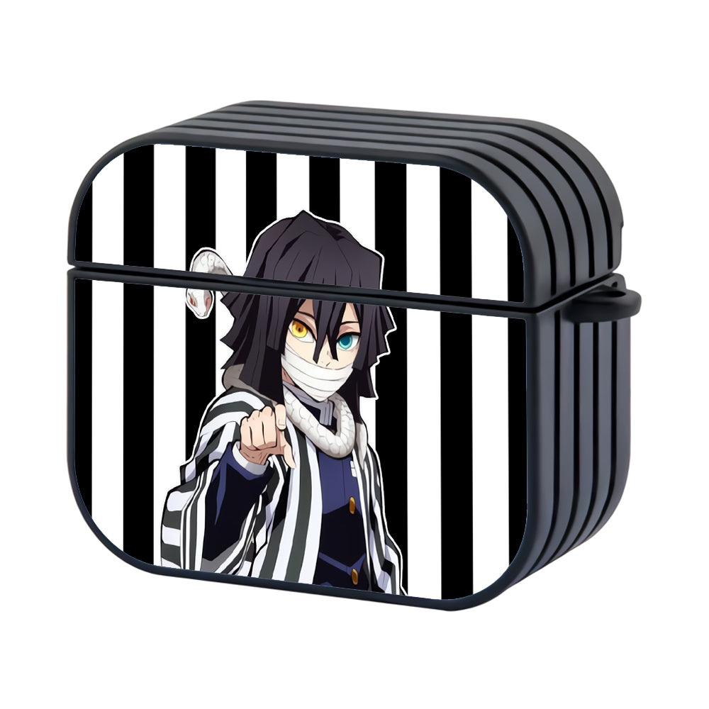 Kimetsu No Yaiba Iguro Obanai Demon Slayer Hard Plastic Case Cover For Apple Airpods 3 - Ezzystore