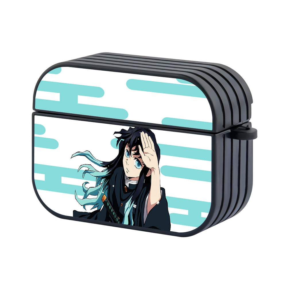Kimetsu No Yaiba Muichiro Tokito Hard Plastic Case Cover For Apple Airpods Pro 2 - Ezzystore