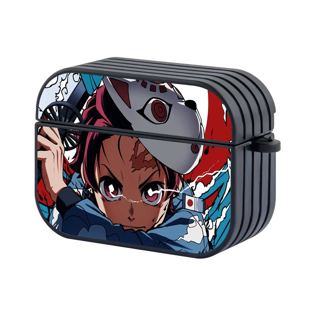 Kimetsu No Yaiba Tanjiro Breathing Hard Plastic Case Cover For Apple Airpods Pro 2 - Ezzystore
