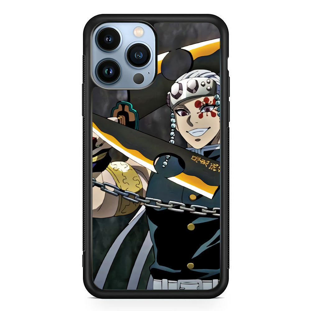 Kimetsu No Yaiba tengen Uzui iPhone 14 Pro Case