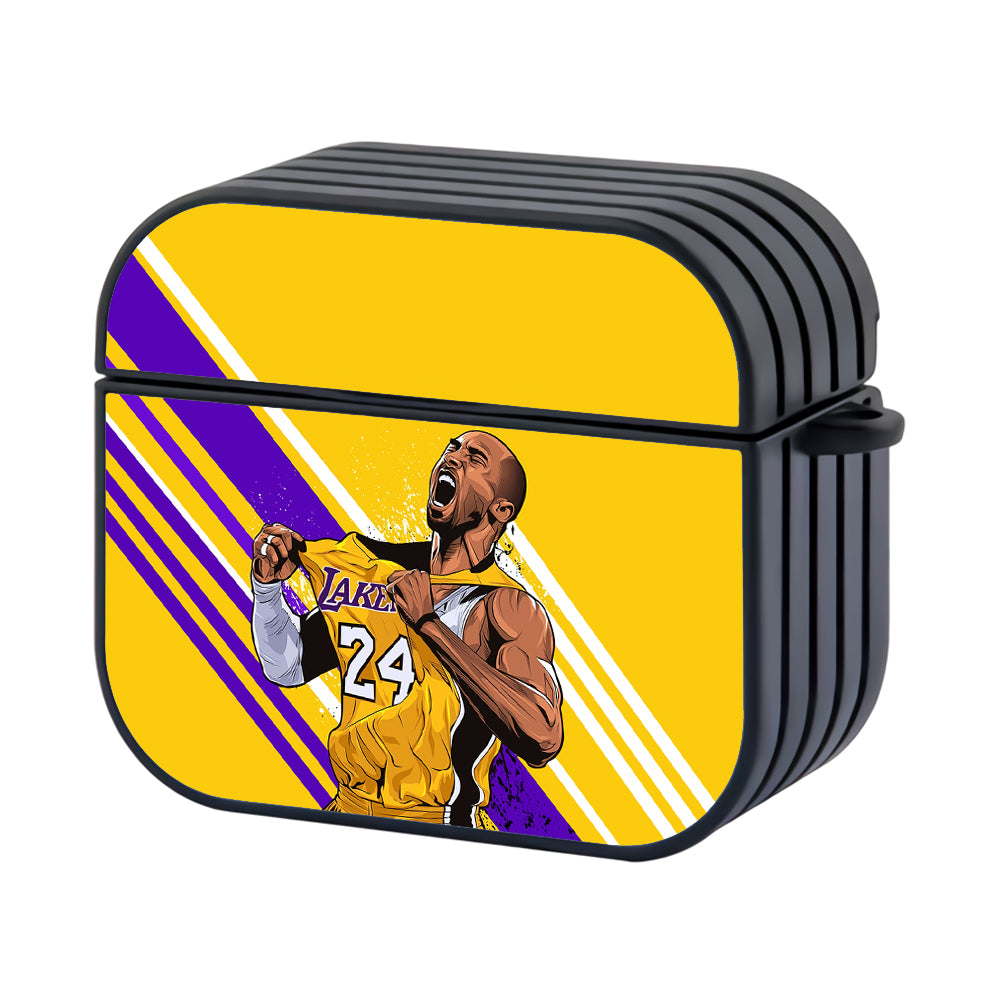 Kobe Bryant NBA Lakers Hard Plastic Case Cover For Apple Airpods 3