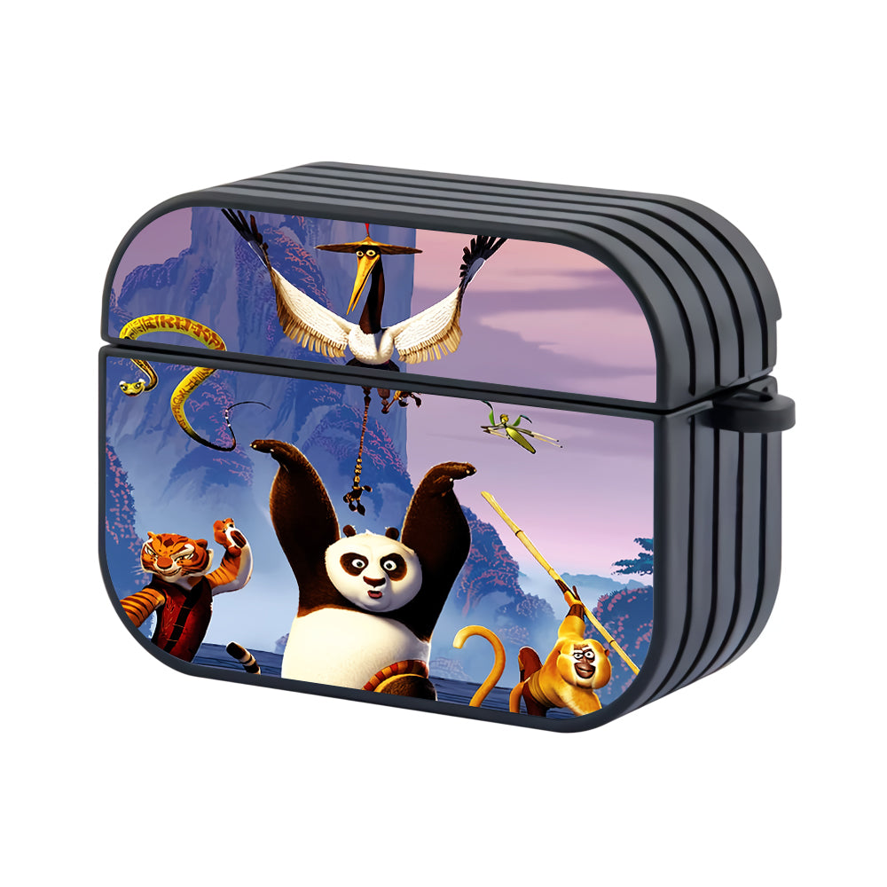 Kung Fu Panda Paws And Team Hard Plastic Case Cover For Apple Airpods Pro 2 - Ezzystore