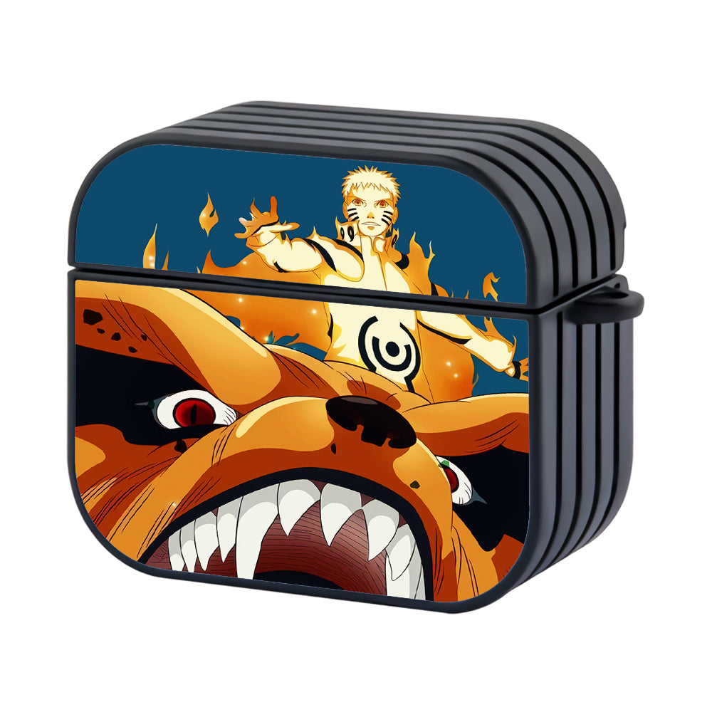 Kurama Kyubi Of Naruto Hard Plastic Case Cover For Apple Airpods 3
