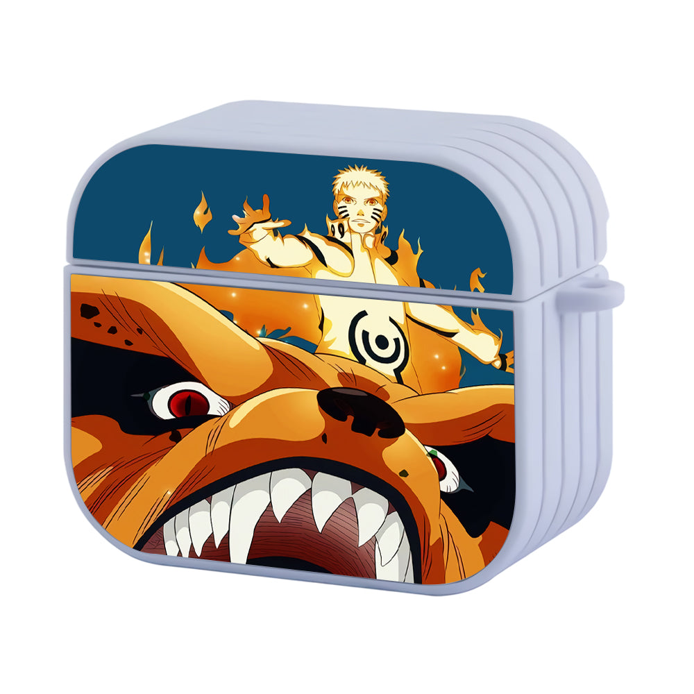Kurama Kyubi Of Naruto Hard Plastic Case Cover For Apple Airpods 3