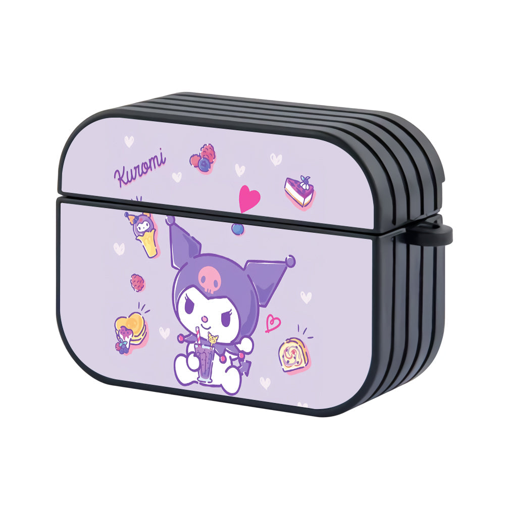 Kuromi Sweet Dessert Hard Plastic Case Cover For Apple Airpods Pro 2 - Ezzystore