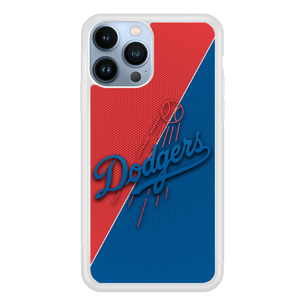 LA Dodgers Red And Blue Colour iPhone 14 Pro Case