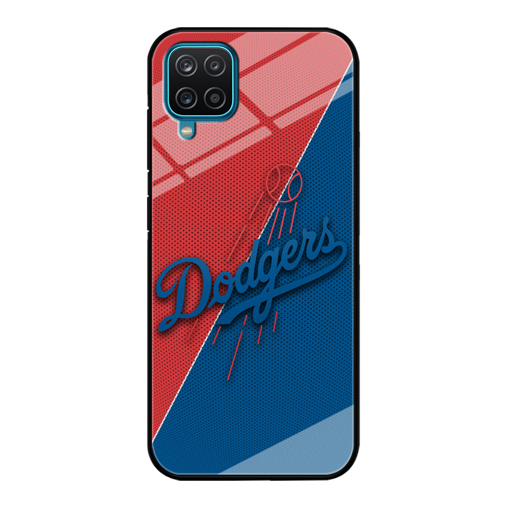 LA Dodgers Red And Blue Colour Samsung Galaxy A12 Case