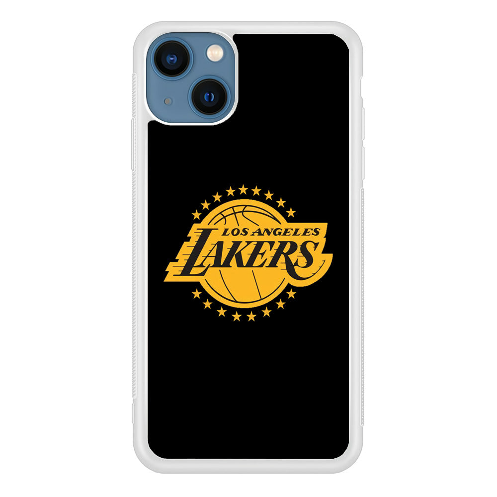 Los Angeles Lakers Black Logo iPhone 15 Case