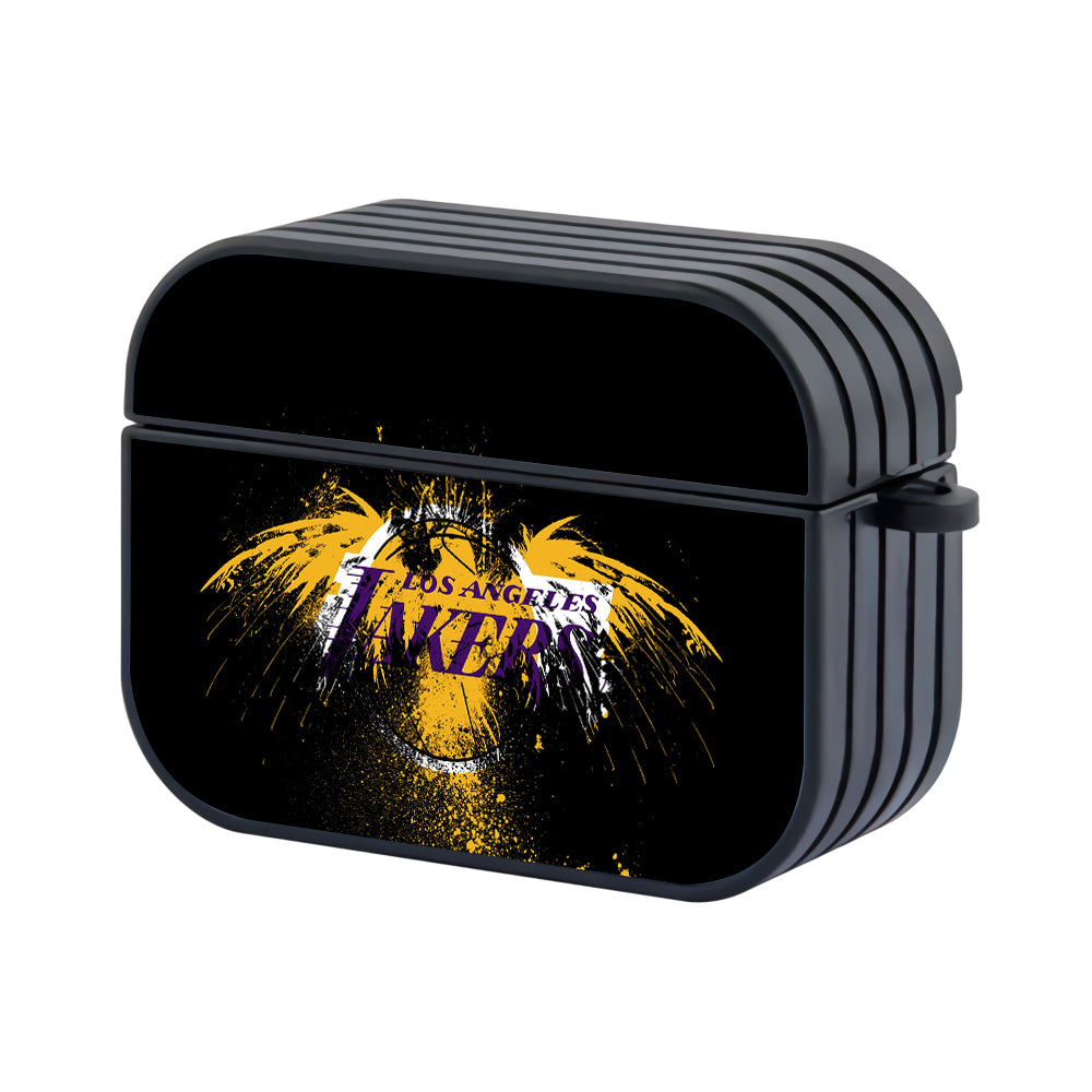 Los Angeles Lakers Logo Hard Plastic Case Cover For Apple Airpods Pro - Ezzystore