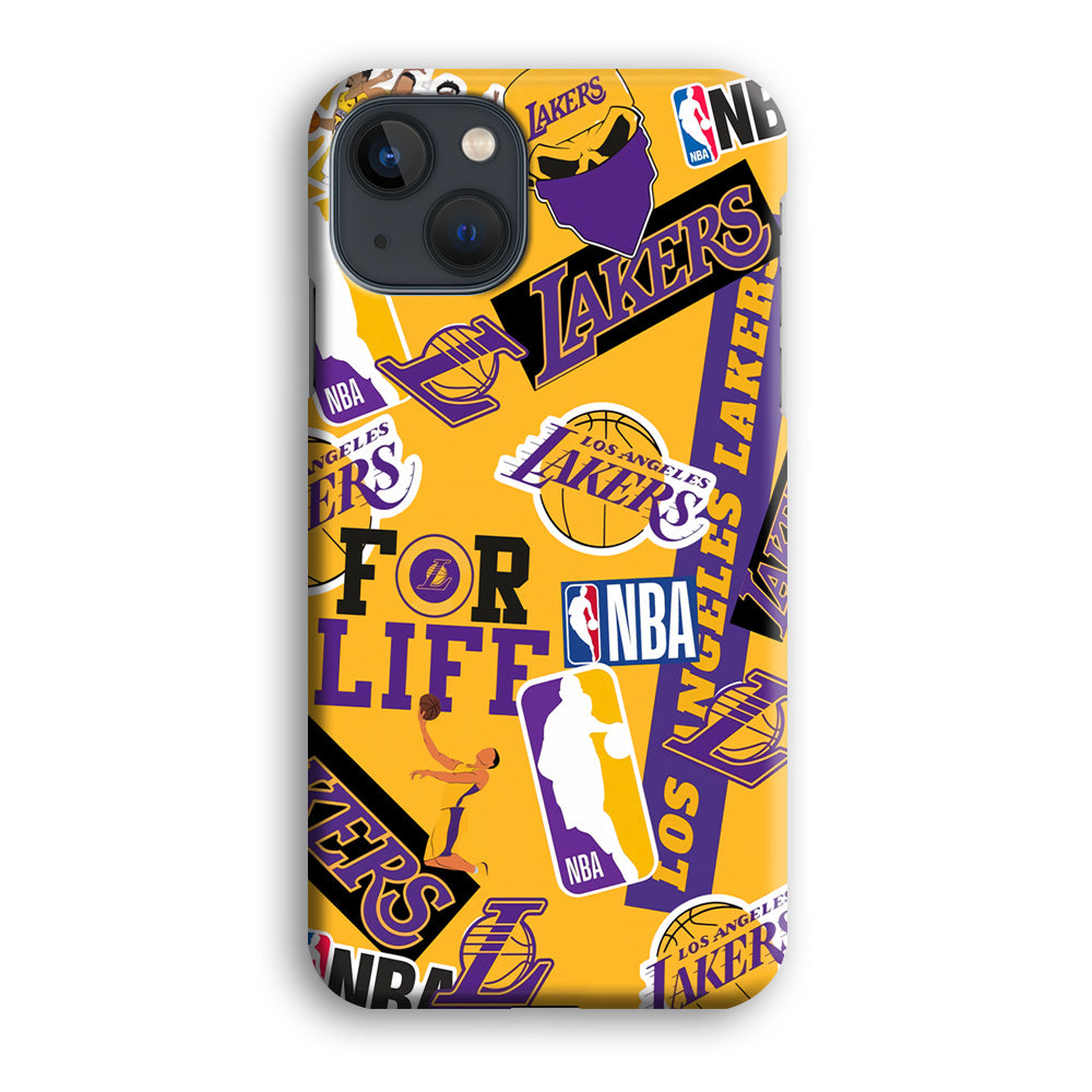 Los Angeles Lakers Word Of Pride Team iPhone 13 Case