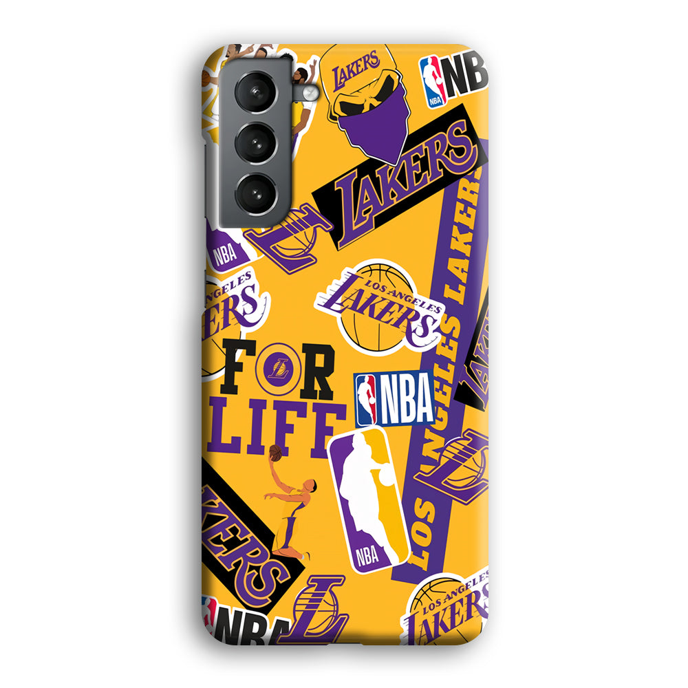 Los Angeles Lakers Word Of Pride Team Samsung Galaxy S21 Case
