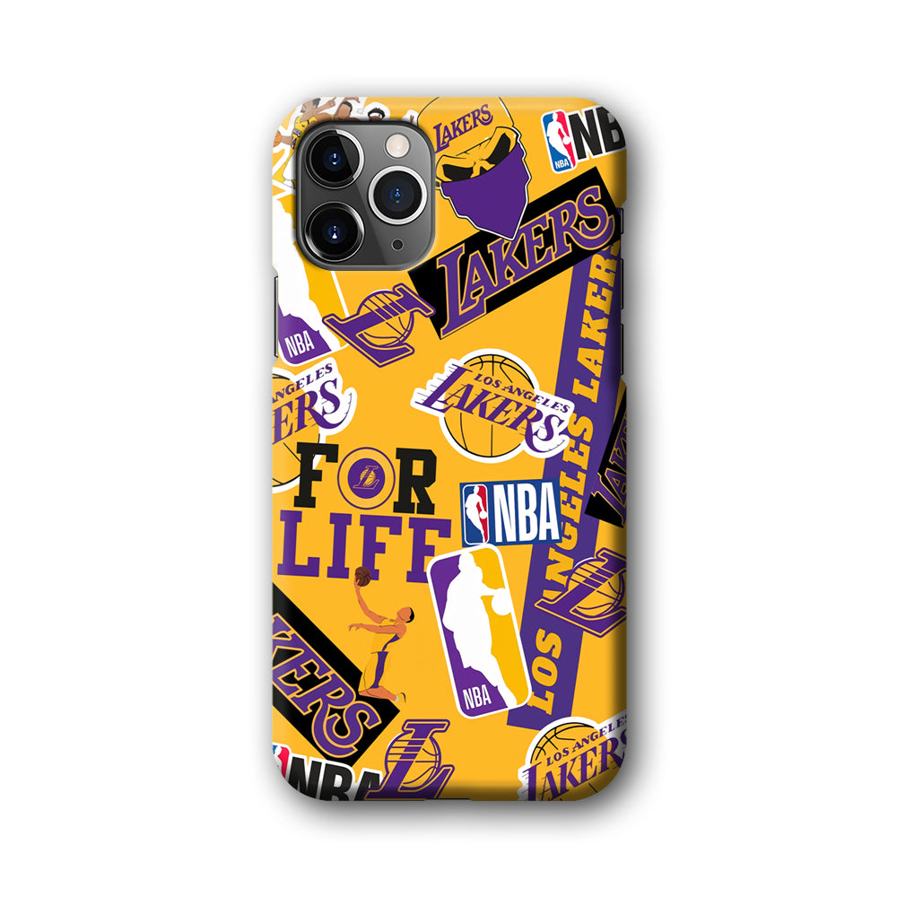 Los Angeles Lakers Word Of Pride Team iPhone 11 Pro Case