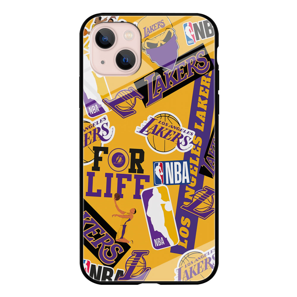 Los Angeles Lakers Word Of Pride Team iPhone 15 Plus Case