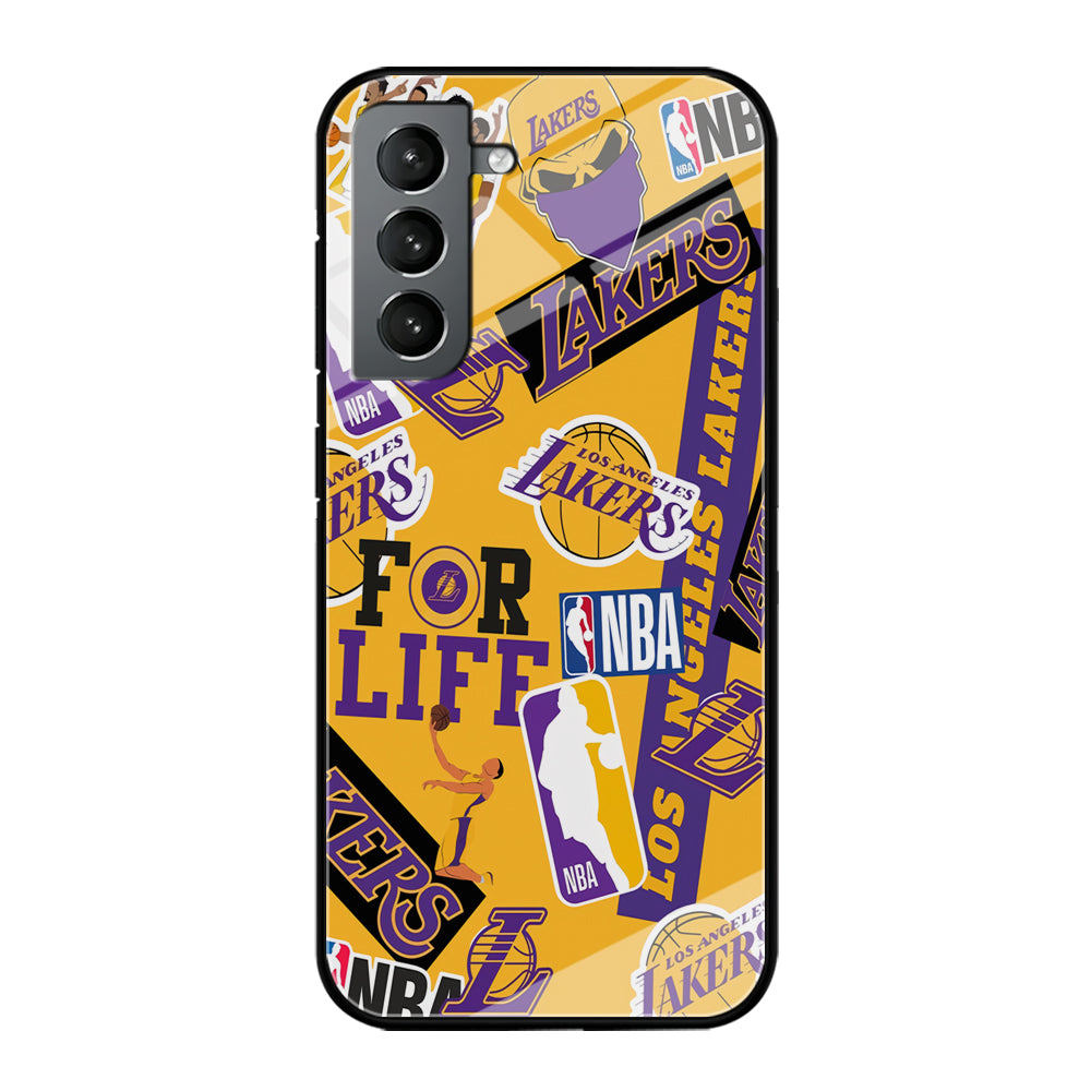 Los Angeles Lakers Word Of Pride Team Samsung Galaxy S21 Case