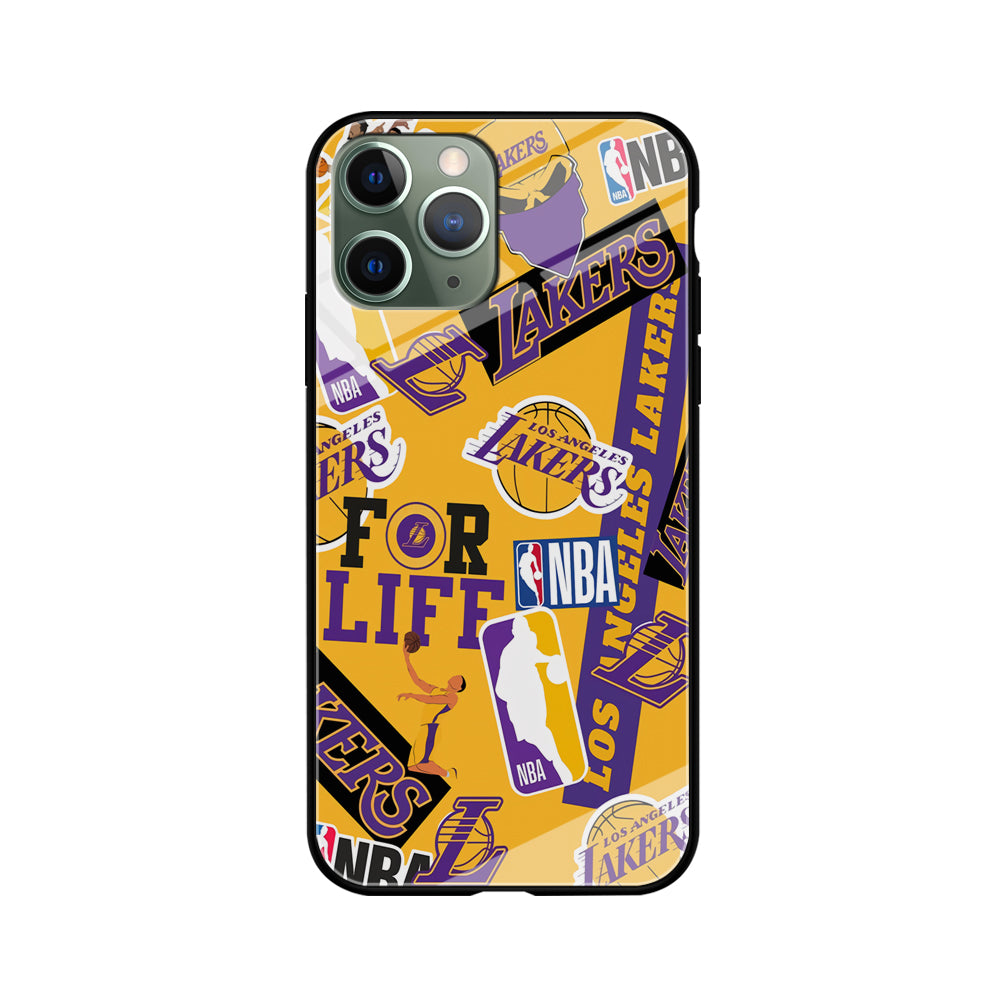 Los Angeles Lakers Word Of Pride Team iPhone 11 Pro Case