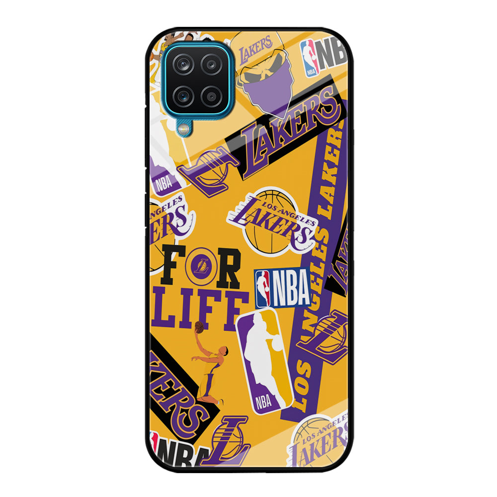 Los Angeles Lakers Word Of Pride Team Samsung Galaxy A12 Case