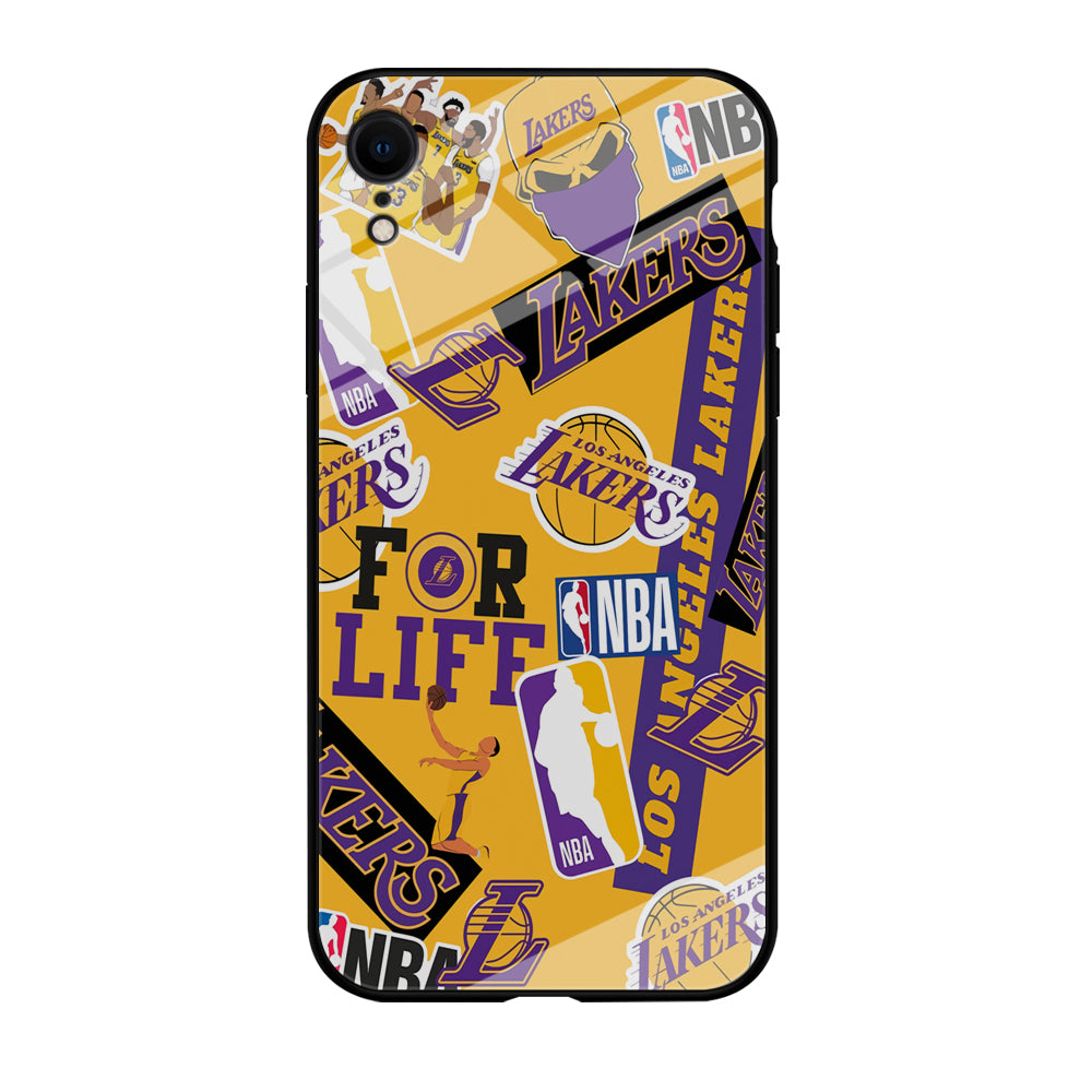 Los Angeles Lakers Word Of Pride Team iPhone XR Case