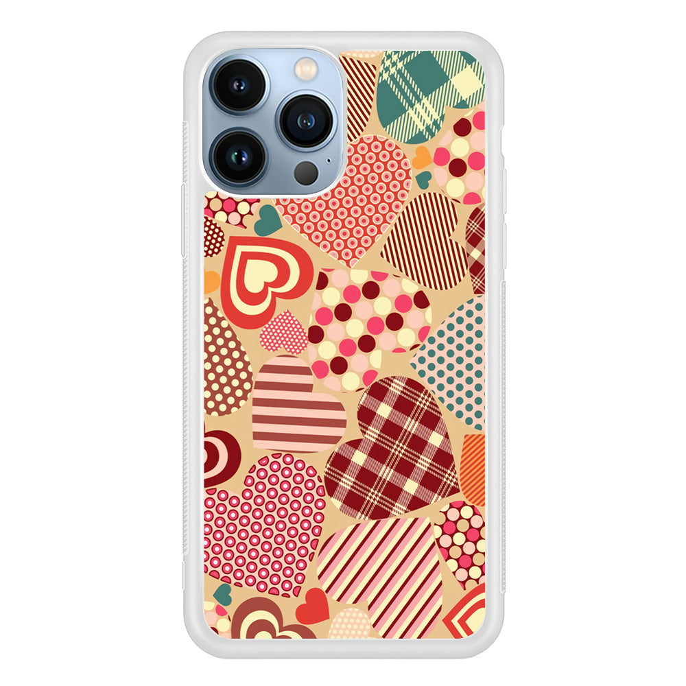 Love Luxe Pattern iPhone 14 Pro Case