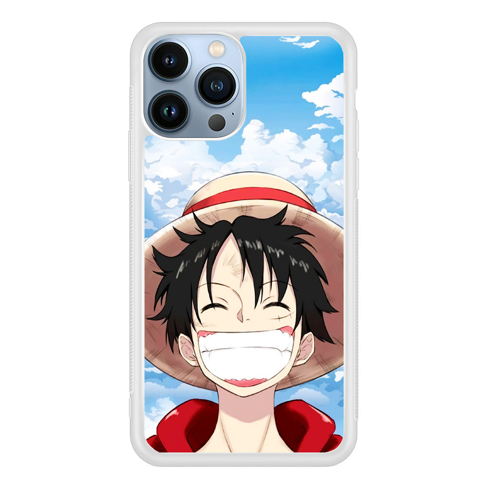 Luffy One Piece Warm Smile iPhone 14 Pro Case