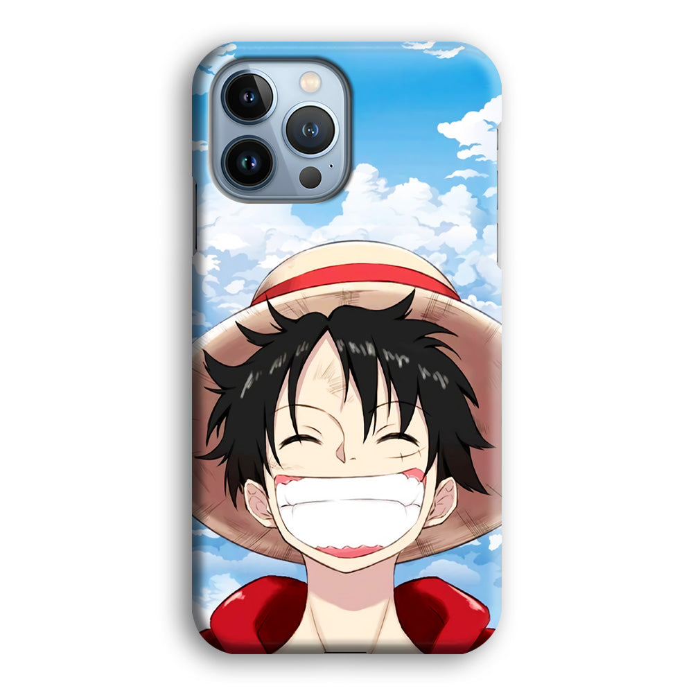 Luffy One Piece Warm Smile iPhone 14 Pro Case