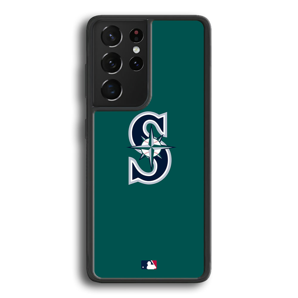 MLB Seattle Mariners Green Samsung Galaxy S23 Ultra Case - Ezzystore