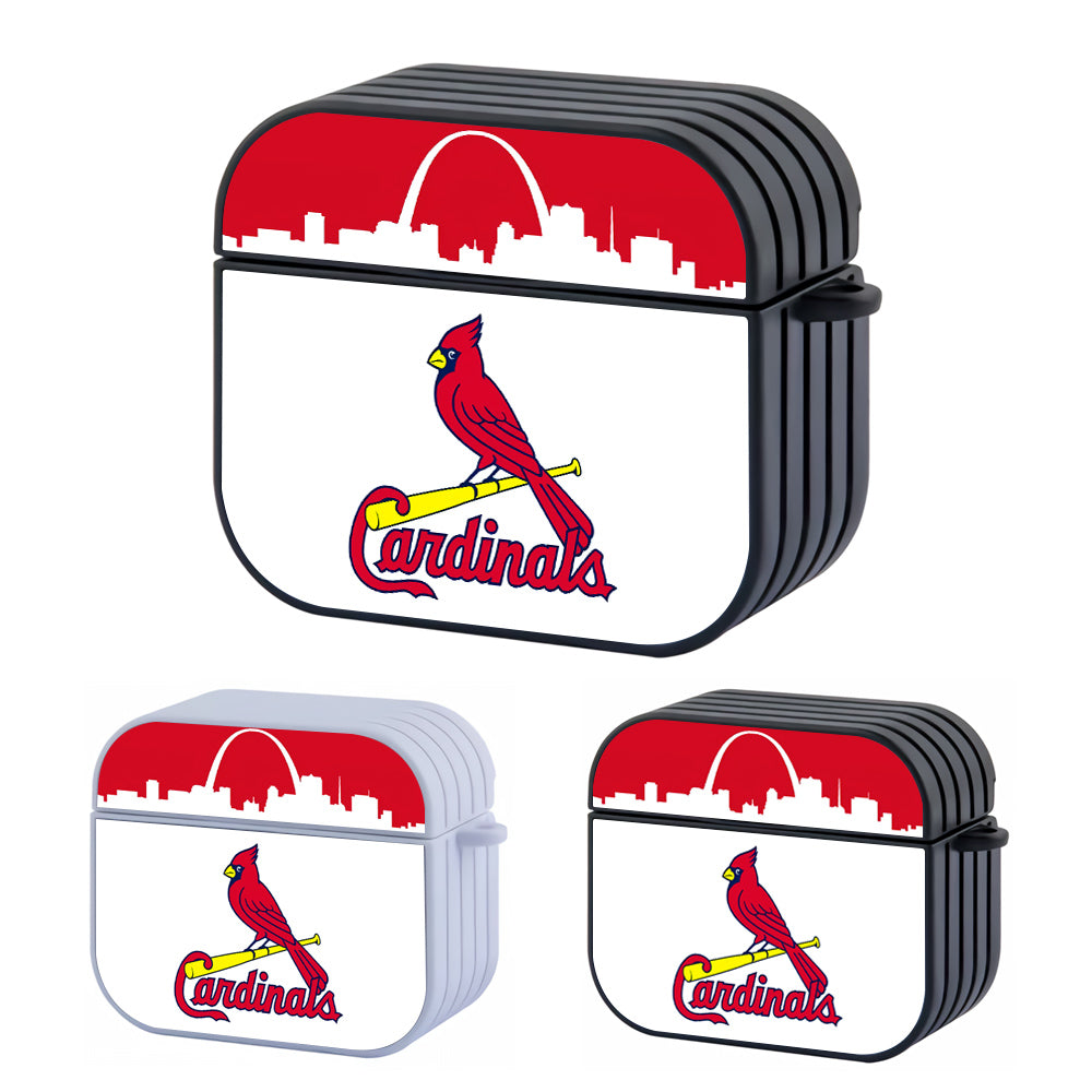 GAME TIME St Louis Cardinals HD Case Cover Compatible with Apple AirPods  Pro (Stripes)