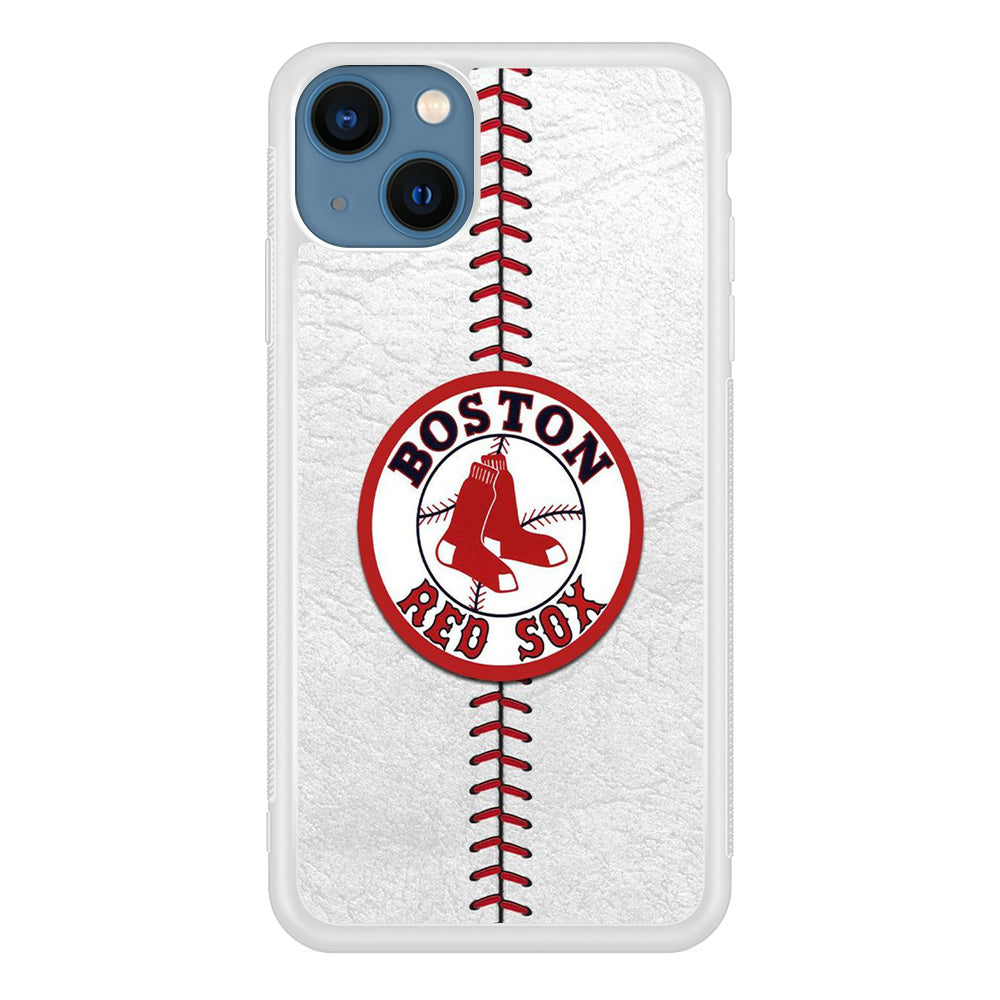 MLB Boston Red Sox Ball Skin iPhone 14 Plus Case