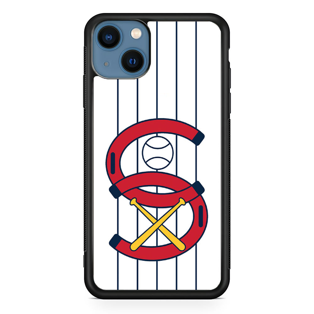 MLB White Sox White iPhone 15 Plus Case
