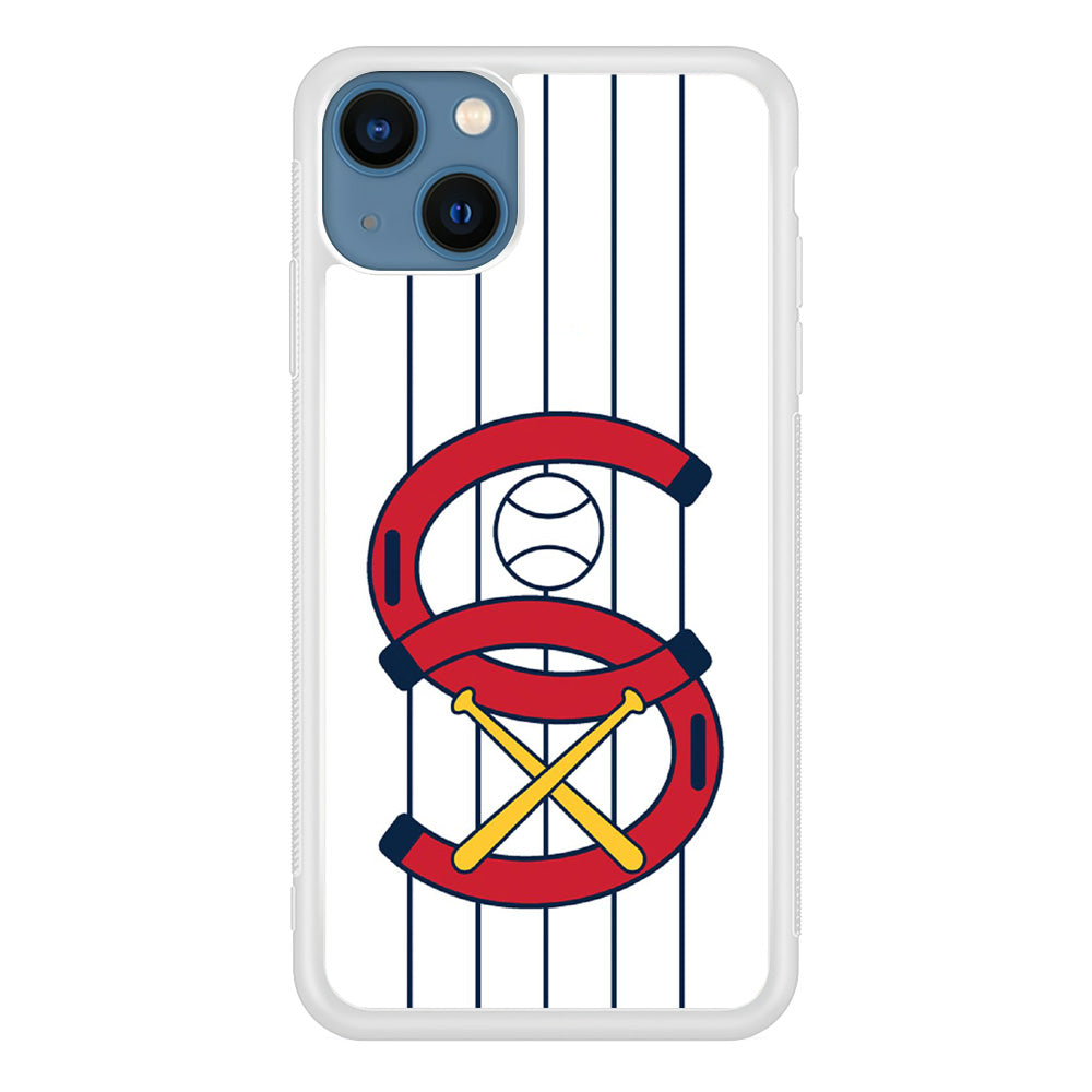 MLB White Sox White iPhone 15 Plus Case