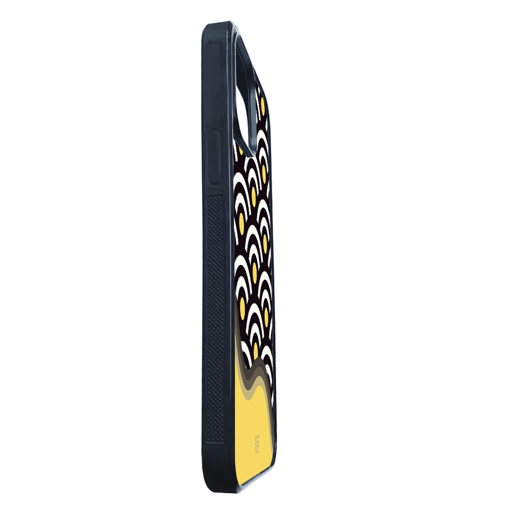 Magnificent Scales Golden and Black Magsafe iPhone Case