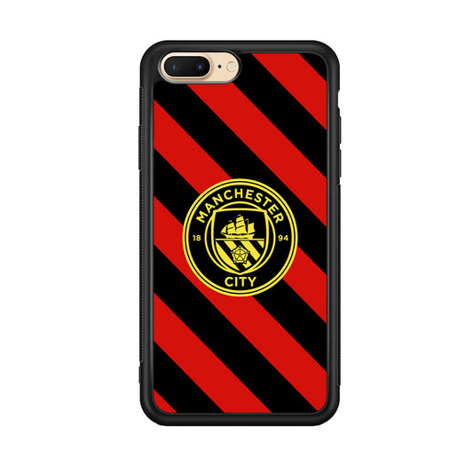 Manchester City Away Of Jersey Pattern iPhone 8 Plus Case