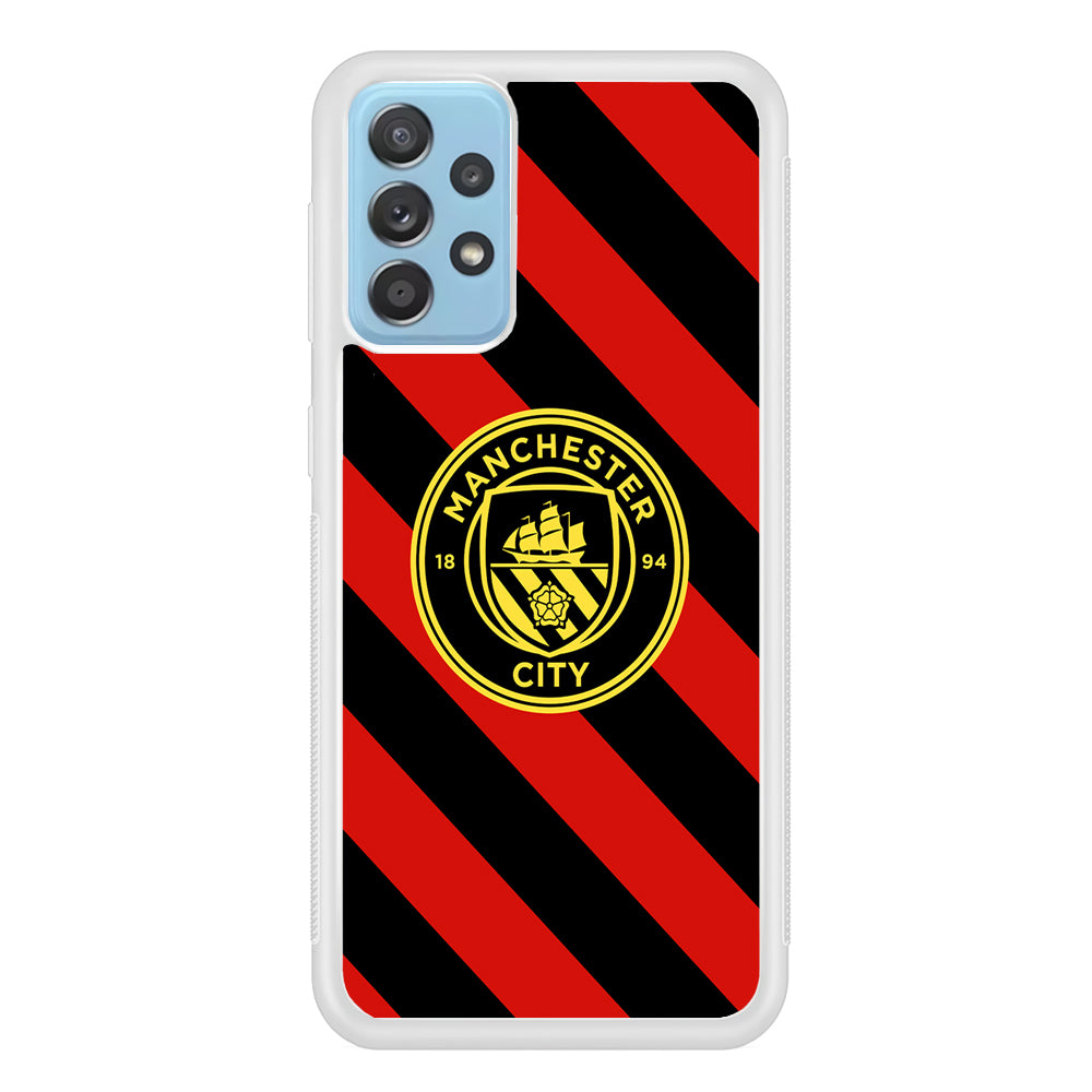 Manchester City Away Of Jersey Pattern Samsung Galaxy A52 Case