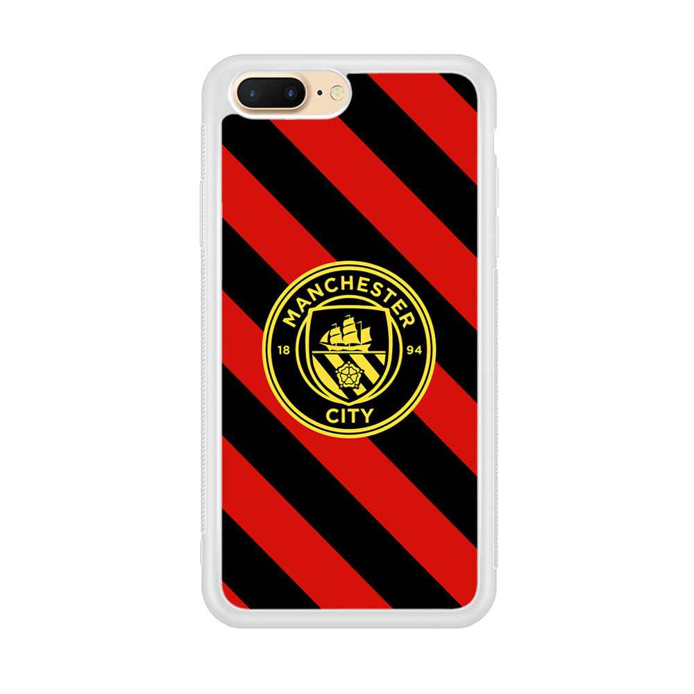 Manchester City Away Of Jersey Pattern iPhone 8 Plus Case
