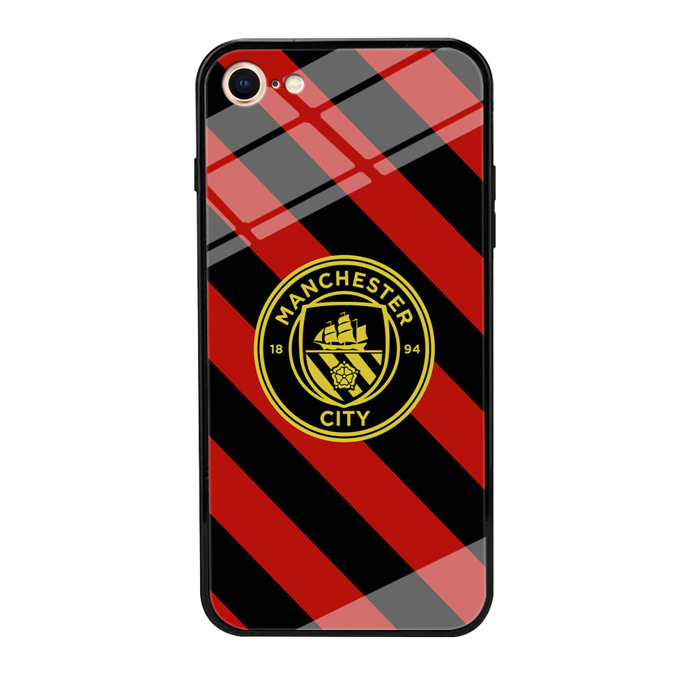 Manchester City Away Of Jersey Pattern iPhone 8 Case