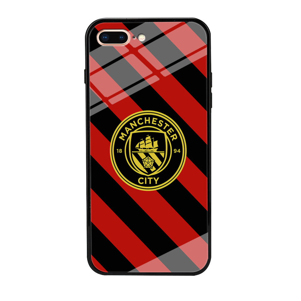 Manchester City Away Of Jersey Pattern iPhone 8 Plus Case