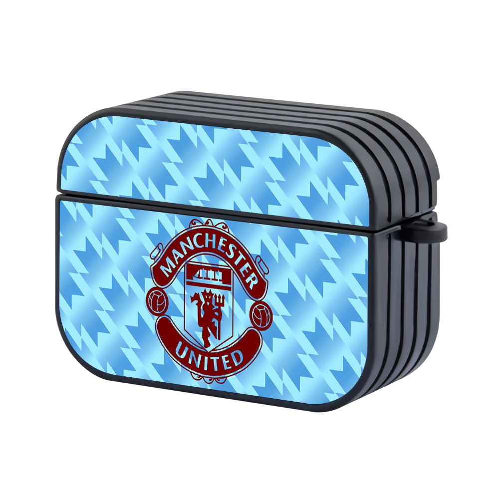 Manchester United Away Jersey Pattern Hard Plastic Case Cover For Apple Airpods Pro 2 - Ezzystore