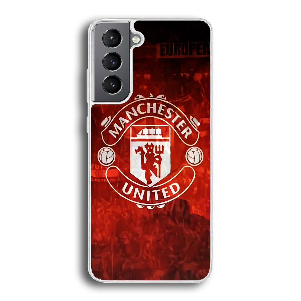 Manchester United Vibes At Home Samsung Galaxy S21 Plus Case