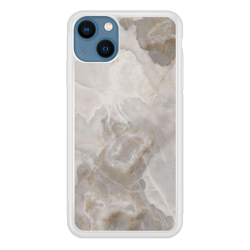 Marble Grey Classic Colour Combination iPhone 14 Plus Case