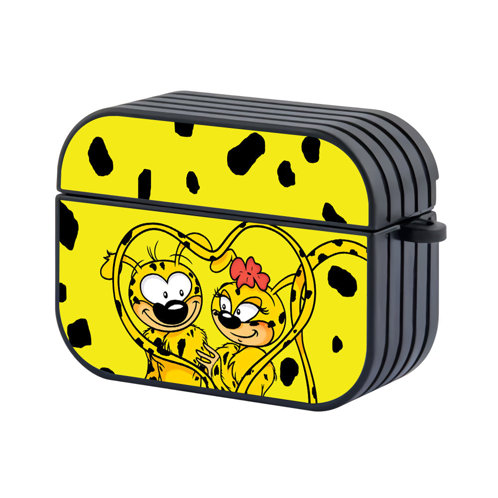 Marsupilami Couple Hard Plastic Case Cover For Apple Airpods Pro 2 - Ezzystore