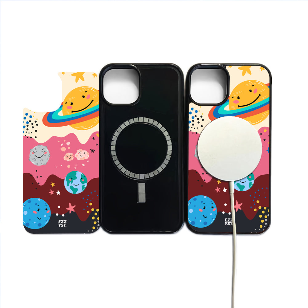 Melting Space Neighboring Planets Magsafe iPhone Case