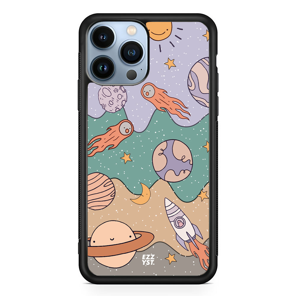 Melting Space Rockets and Meteors Magsafe iPhone Case